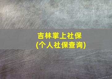 吉林掌上社保 (个人社保查询)